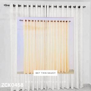 Plain Cream Colour Curtain Blind