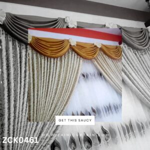 Artificial Diamond Embossing Bunch Curtain Blind