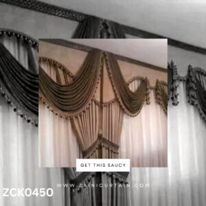 Beautiful Bunch Style Curtain Blind Set