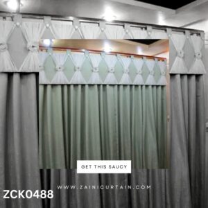 Diamond header design Curtain Blind