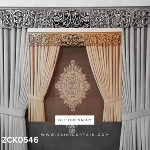 Choco Light Theme Jafferi Style Curtain Blind