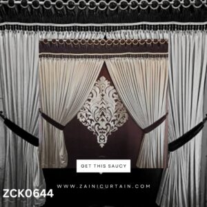 White Theme Big Bunch Curtains & Blind