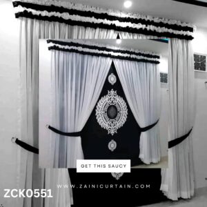 Ripple Header Pure White Theme Curtain Blind