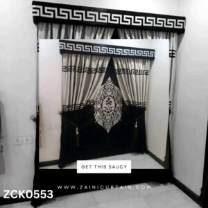 Gradient Theme with Flower bunch Curtain Blind