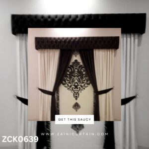 Diamond Header with Light Dark Theme  Curtain Blind