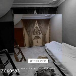 Pillars Style Center Bunch Curtain Blind