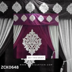 Light Purple Diamond Pattern Style Curtain Blind