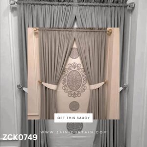 Greyish Light Background Curtain Blind