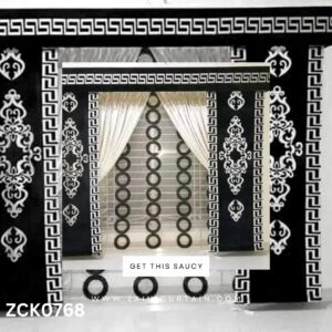 Ring Pattern Style Side bunch Curtain Blind