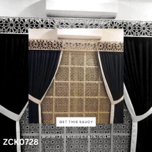 Plain Pure Jafferi Theme Curtain Blind
