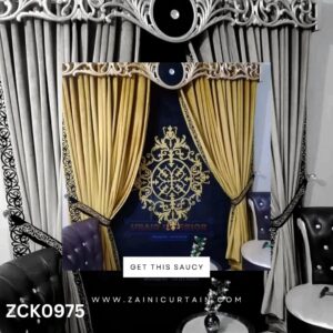 Choro Theme with Bold Header Curtains and Blind Set