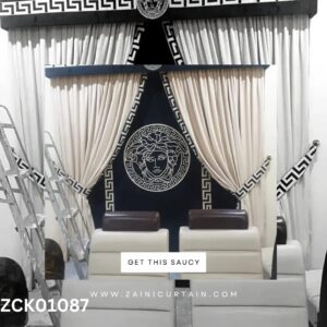 Vercase Style Kai Green Curtains & Blinds Set.