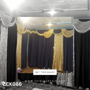 Golden and black theme Curtain Blind