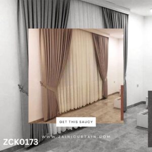 Tortilla and Cream Color Curtain Blind