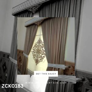 Diamond Long Header Light Theme Curtain Blind