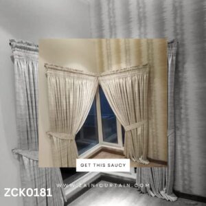 Off-White Theme Curtain Blind