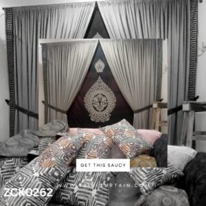 Light with Dark Background Bunch Curtain Blind