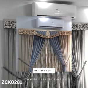 Decent Light Theme Curtain Blind