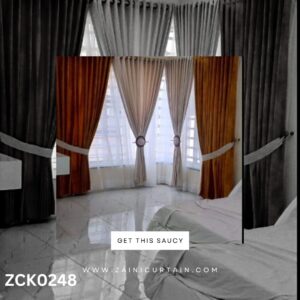 Plain Light Brown and Skin Colour Curtain Blind