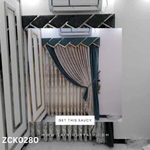 Castleton Green Curtain Blind Set