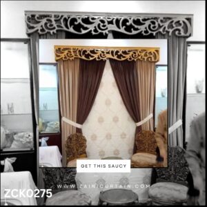 Large double line Bunch on pretty brown theme Curtain Blind