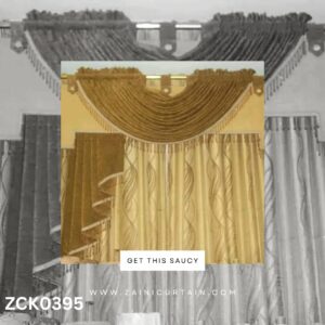 Dark & Light Golden Theme Velvet Curtain Blinds