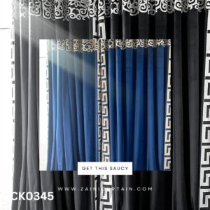 Royal Blue Laser Work Curtain Blind