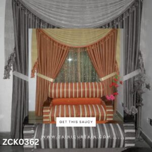 Peach Orange Colour with Stylish Header