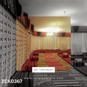 Arabic Style Curtains & Blind Set