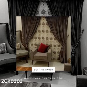 Decent Dark Brown & Light Theme Curtain Blind