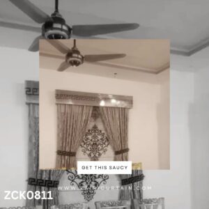 Light Theme Laser Work Bunch Curtains & Blinds