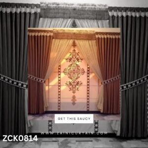 Mix Brown Theme with stamp bunch Curtain Blind