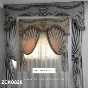 Stylish Header Diamond Plates Curtain Blind