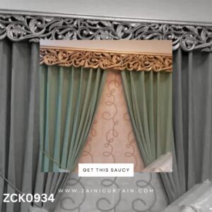 Stylish Diamond Header Curtain Blind