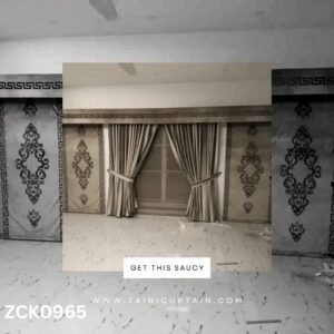 Artificial Diamond Embossing Bunch Curtain Blind