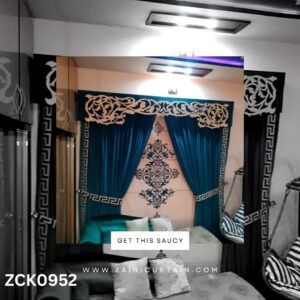 Artificial Diamond Embossing Bunch Curtain Blind