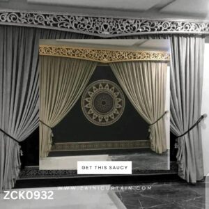 Diamond Header Style Curtain Blind