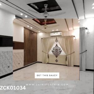 Classic Traditional Stamp with Light theme Curtain Blind