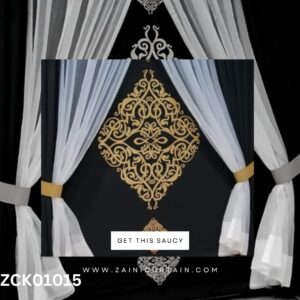 Black Theme with White & Golden Touch