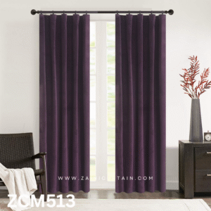 Violet Drawing Room Curtain