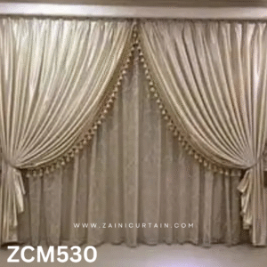 Off-White Drawing Room Curtain