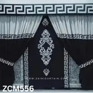 Black & White Living Room Curtain