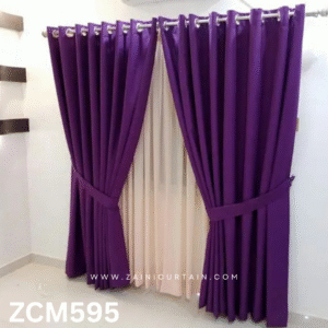 Purple Bedroom Curtain