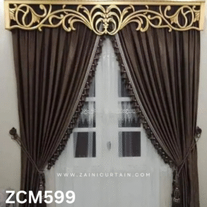 Brown Bedroom Curtain