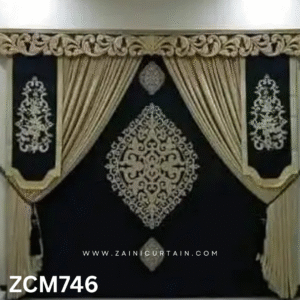 Black & Skin Lounge Curtain
