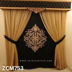 Black & Golden Lounge Curtain
