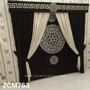 Black & White Lounge Curtain