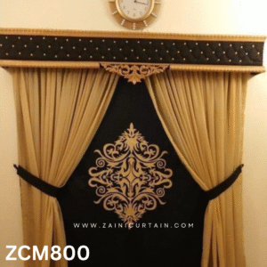 Black & Golden Master Bedroom Curtain