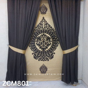 Grey & Skin Master Bedroom Curtain