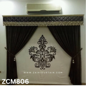 Dark Brown Master Bedroom Curtain